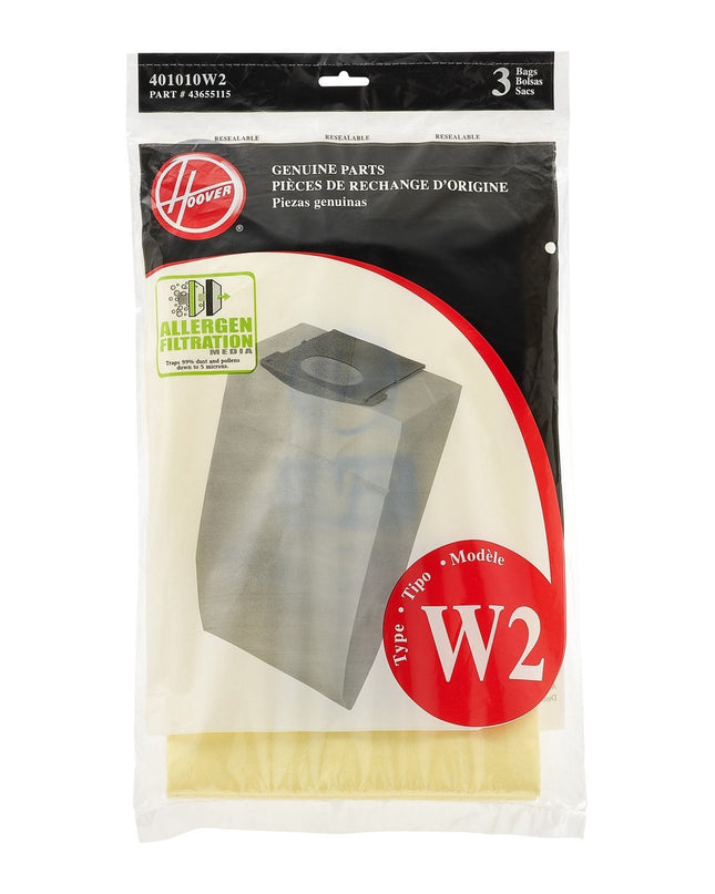 Hoover Type W2 Allergen (3 pack) Part # 401010W2